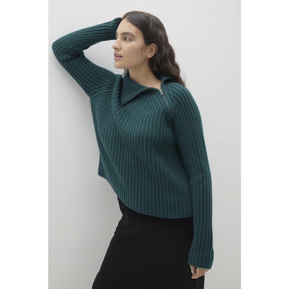 NakedCashmere ARYANA CASHMERE TURTLENECK SWEATER Cypress small